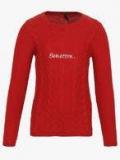 United Colors Of Benetton Red Sweater Girls