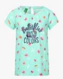 United Colors Of Benetton Turquoise Casual Top Girls