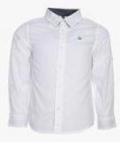 United Colors Of Benetton White Casual Shirt Boys