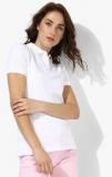 United Colors Of Benetton White Solid T Shirt Women