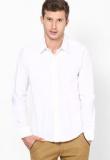 United Colors Of Benetton White Stretch Casual Shirt Men