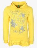 United Colors Of Benetton Yellow Hoodie Girls