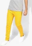 United Colors Of Benetton Yellow Solid Track Pants Men