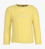 United Colors Of Benetton Yellow Sweater Girls