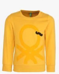 United Colors Of Benetton Yellow Sweatshirt boys