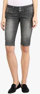 Upperclass Grey Solid Capri women