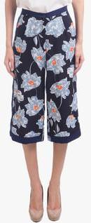 Uptownie Lite Blue Printed Capri women