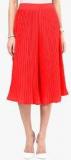 Uptownie Lite Red Solid Culotte Women