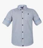 Urban Scottish Grey Casual Shirt Boys