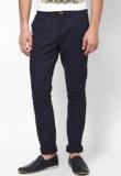 V Dot Blue Slim Fit Chinos Men