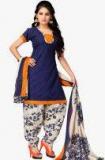 Vaamsi Blue Printed Dress Material Women