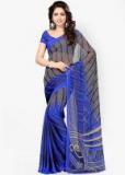 Vaamsi Grey Printed Saree Women