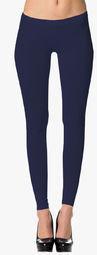 Vaamsi Navy Blue Solid Legging Women