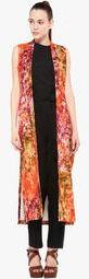 Vajor Multicoloured Printed Shrug Women