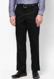 Van Heusen Black Regular Fit Formal Trouser Men