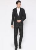 Van Heusen Black Slim Fit Single Breasted Party Suit Men