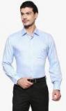 Van Heusen Blue Regular Fit Solid Formal Shirt Men