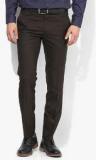 Van Heusen Brown Slim Fit Formal Trouser Men