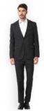 Van Heusen Charcoal Grey Woven Design Single Breasted Slim Fit Formal Suit Men