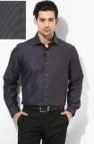 Van Heusen Dark Grey Solid Slim Fit Formal Shirt Men