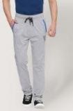 Van Heusen Grey Melange Track Pants Men