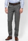 Van Heusen Grey Slim Fit Formal Trousers Men