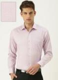 Van Heusen Lavender Slim Fit Printed Formal Shirt Men