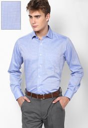 Van Heusen Light Blue Full Sleeve Formal Shirt Men