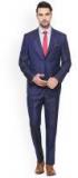 Van Heusen Navy Blue Slim Fit Single Breasted Formal Suit Men