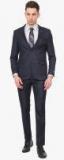 Van Heusen Navy Blue Slim Fit Single Breasted Suit Men