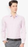 Van Heusen Pink Striped Slim Fit Formal Shirt Men