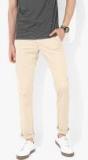 Van Heusen Sport Beige Solid Slim Fit Chinos men