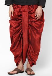 Varah Maroon Dhoti Men