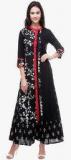 Varanga Black Printed Palazzo Kurta Set women