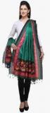 Varanga Green Printed Dupatta Women