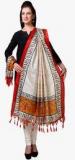 Varanga Off White Printed Dupatta Women