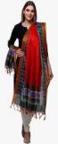 Varanga Red Printed Dupatta Women