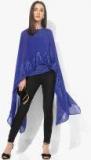 Vedic Blue Embellished Kaftan With Inner Women