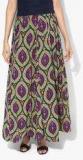 Vedic Multicoloured Flared Skirt women