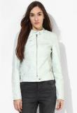 Vero Moda Aqua Blue Solid Jacket women