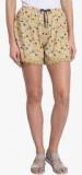 Vero Moda Beige Printed Shorts women