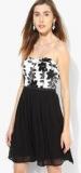 Vero Moda Black Colored Embroidered Shift Dress women