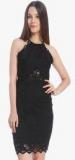 Vero Moda Black Coloured Solid Bodycone Dress women