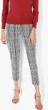 Vero Moda Black Printed Regular Fit Chinos Women