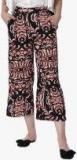 Vero Moda Black Printed Regular Fit Culottes Women