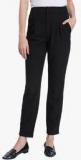 Vero Moda Black Solid Chinos Women