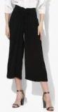 Vero Moda Black Solid Flared Fit Culottes Women