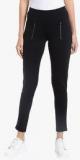 Vero Moda Black Solid Jeggings Women