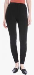 Vero Moda Black Solid Leggings women