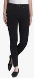 Vero Moda Black Solid Mid Rise Skinny Fit Jeans women